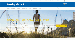 Desktop Screenshot of bookingsuedtirol.com